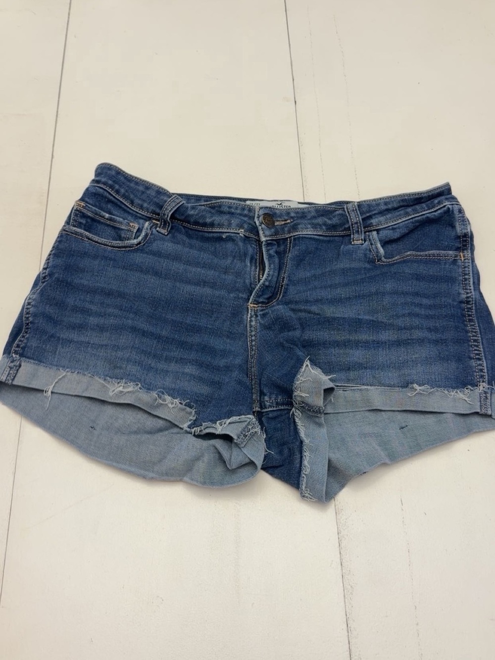Blue Denim Women's Cutoff Shorts